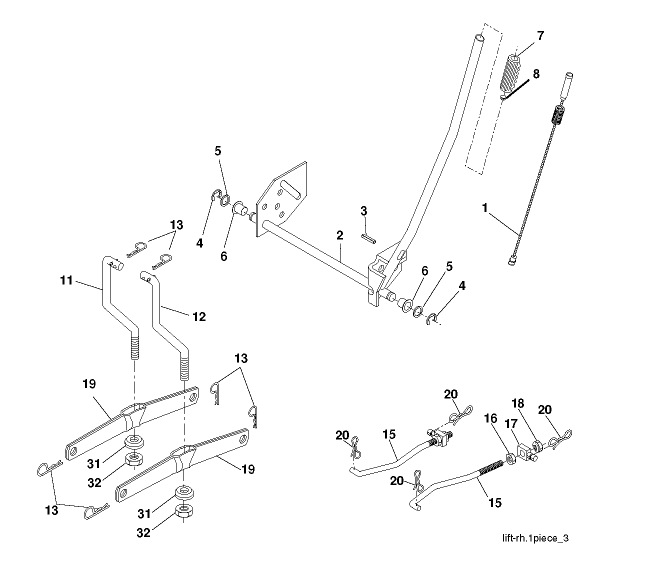 Привод косилки / привод деки