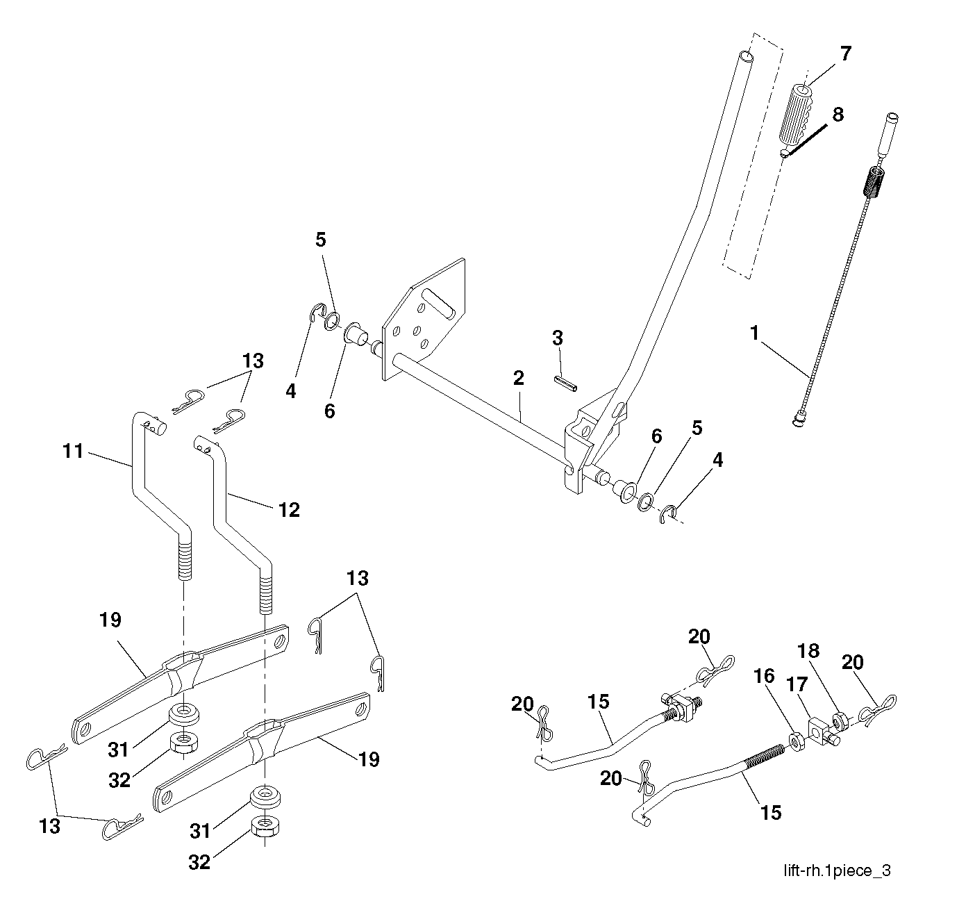 Привод косилки / привод деки