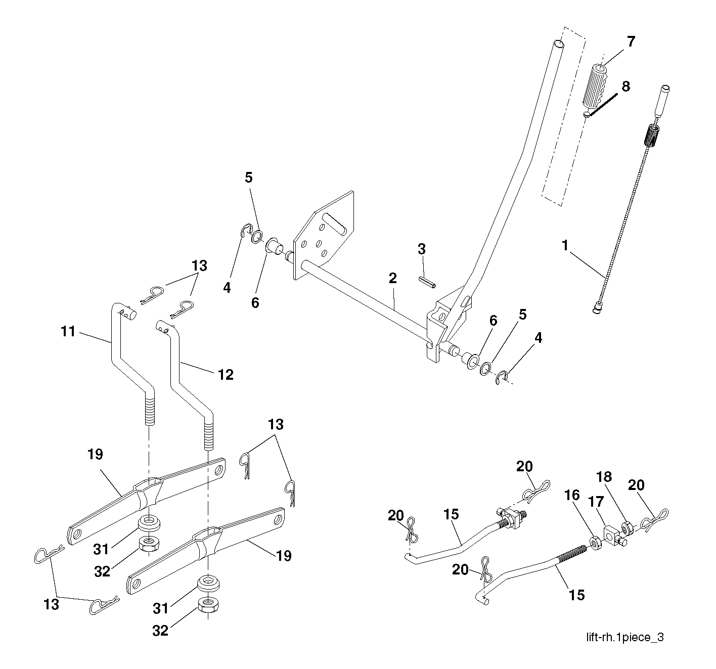 Привод косилки / привод деки