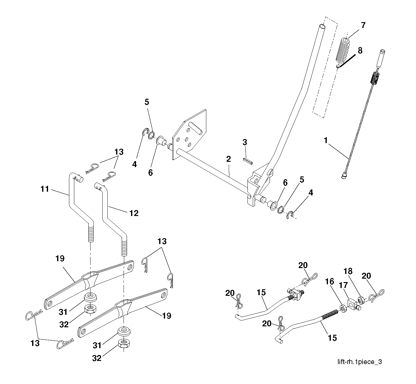 Привод косилки / привод деки