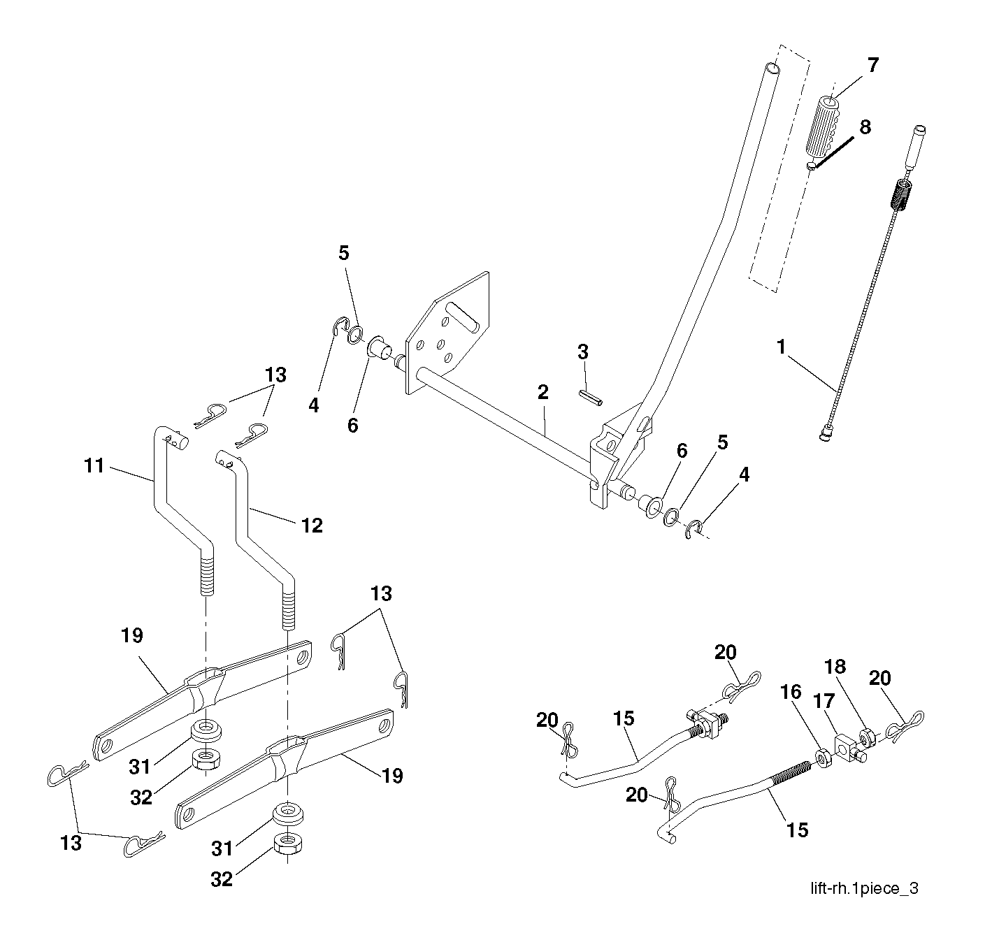 Привод косилки / привод деки