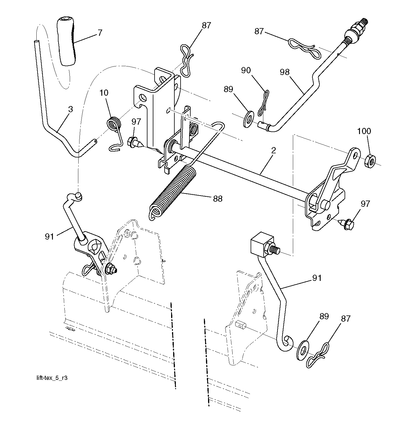 Привод косилки / привод деки