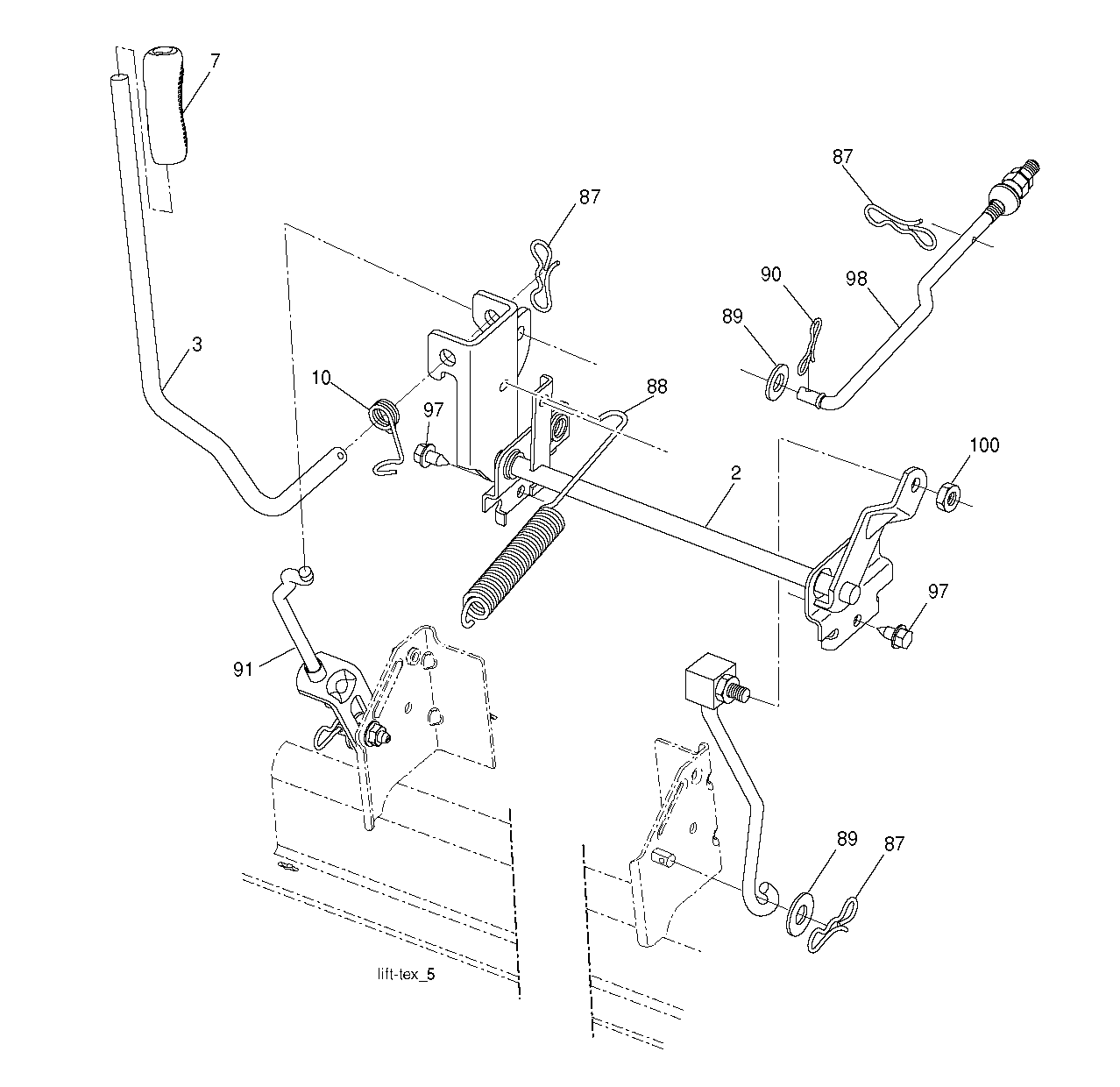 Привод косилки / привод деки