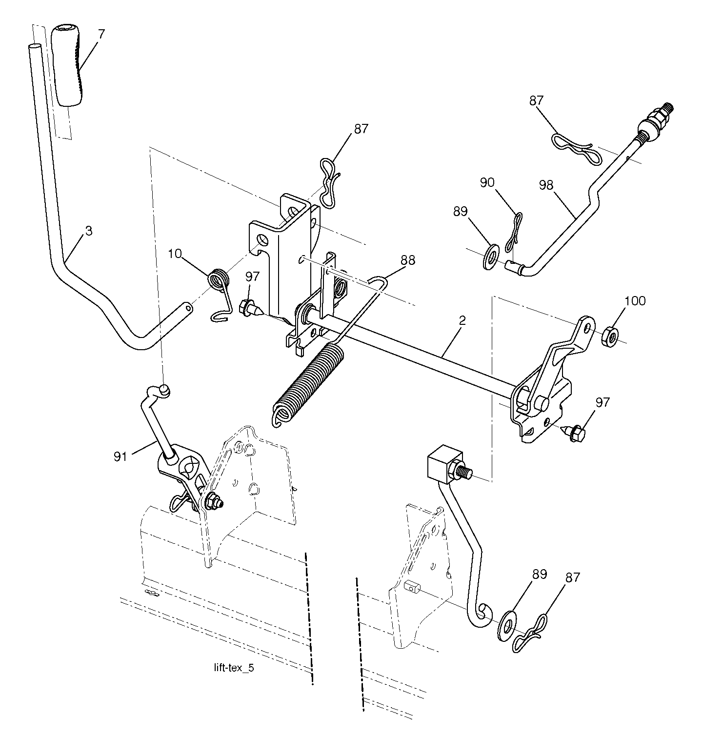 Привод косилки / привод деки