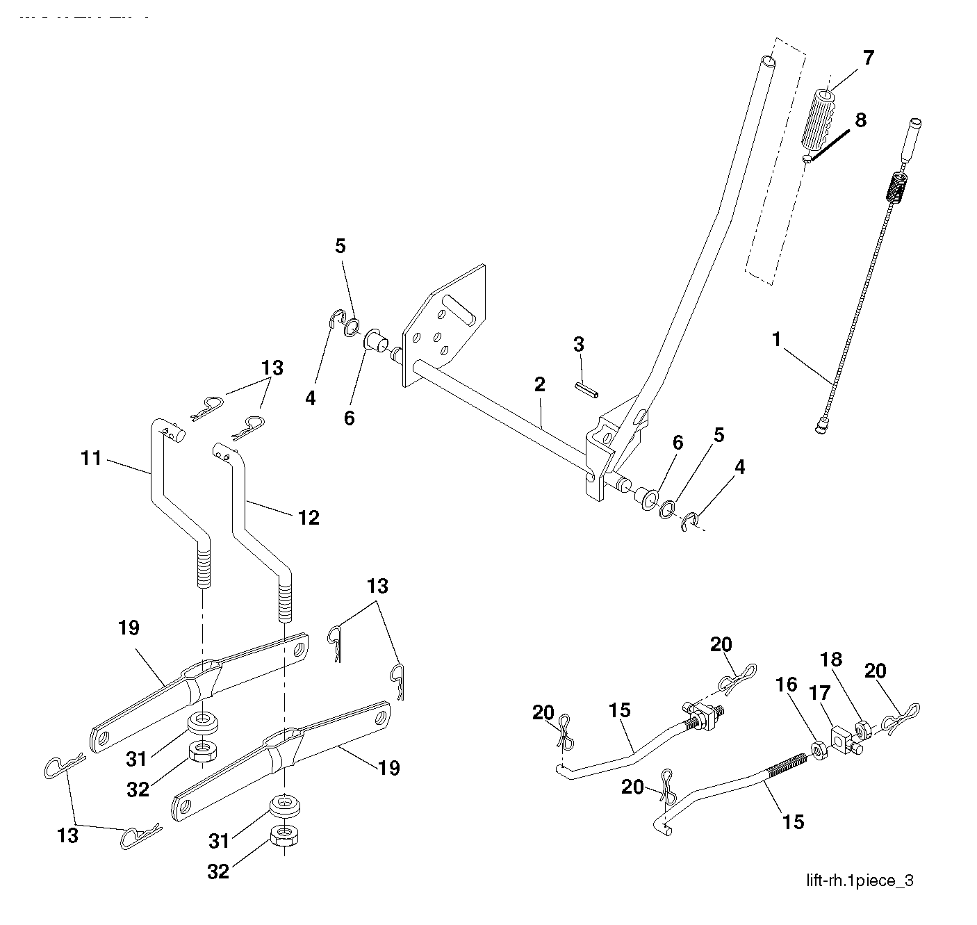 Привод косилки / привод деки