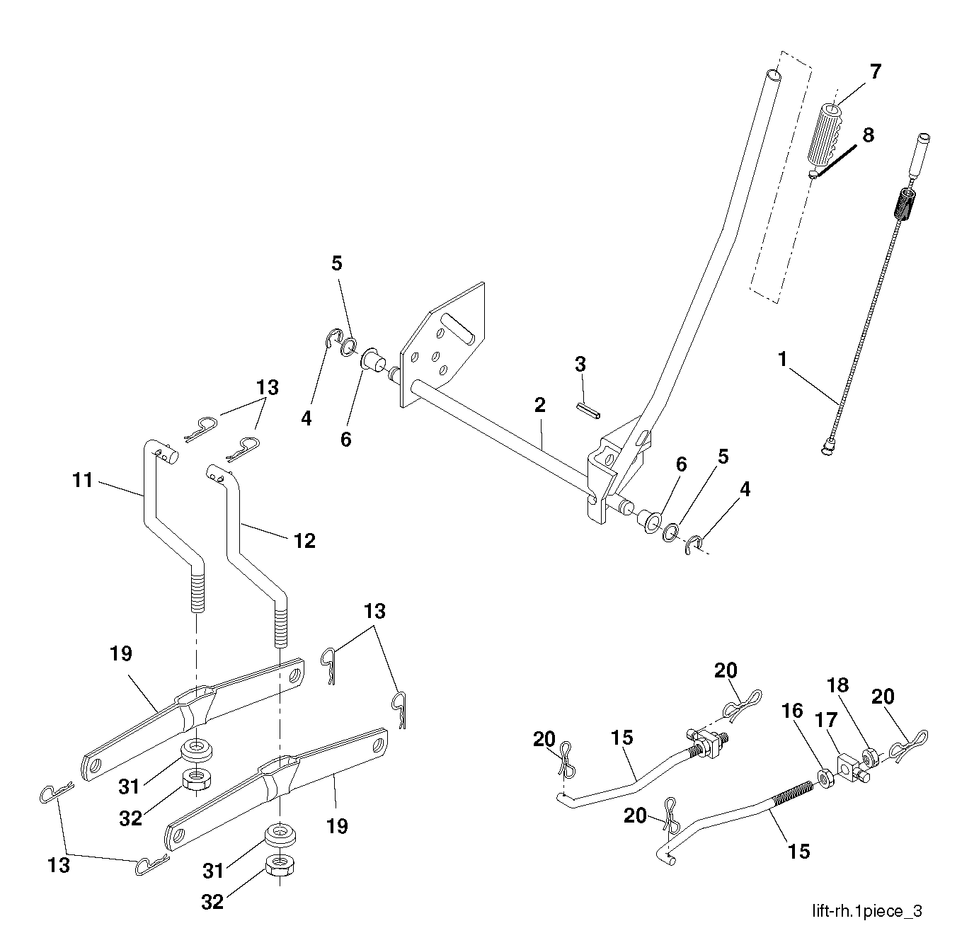 Привод косилки / привод деки