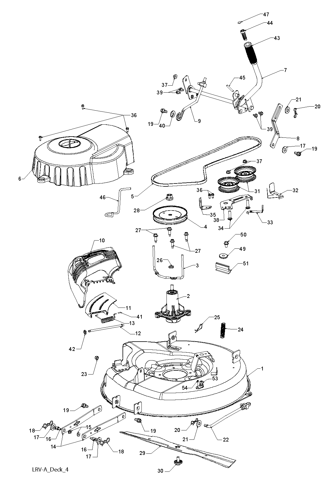 Дека косилки / режущая дека