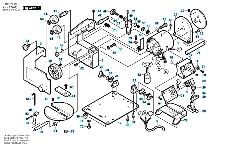 Ленточная шлифовальная машина Dremel 1731 (ТИП F013173100)