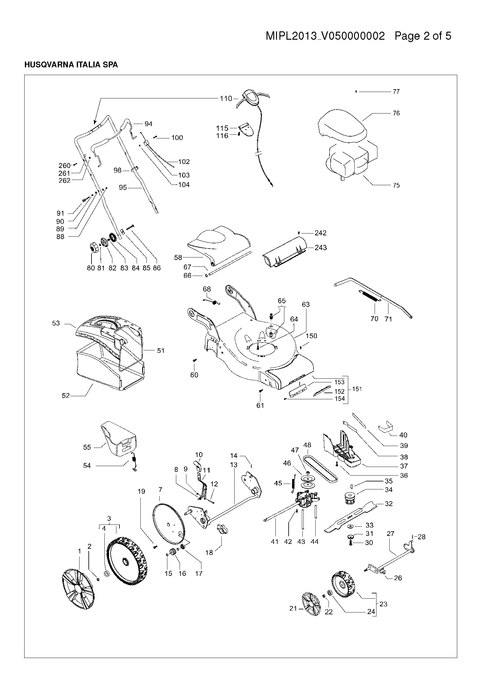 Дека косилки / режущая дека