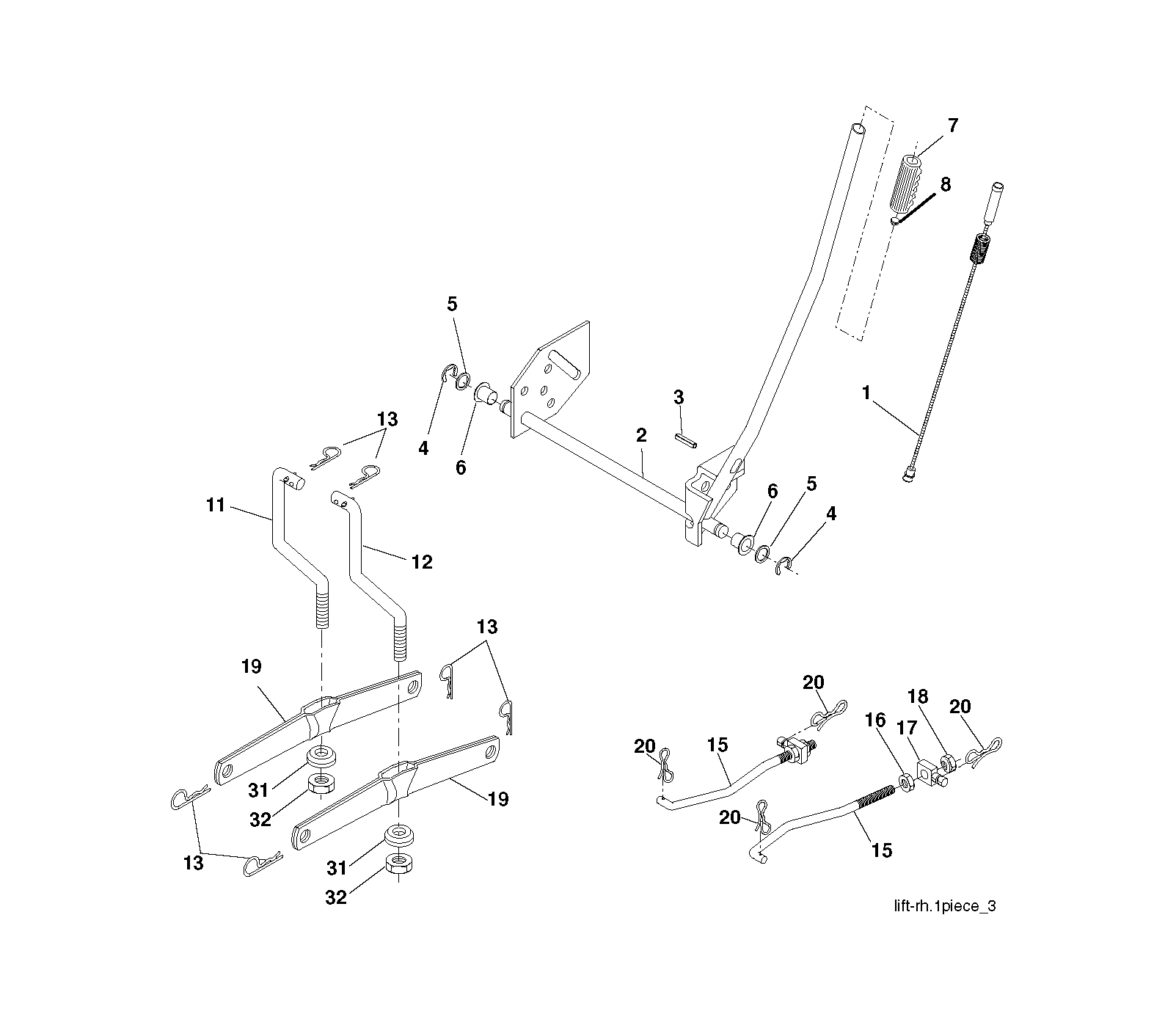 Привод косилки / привод деки