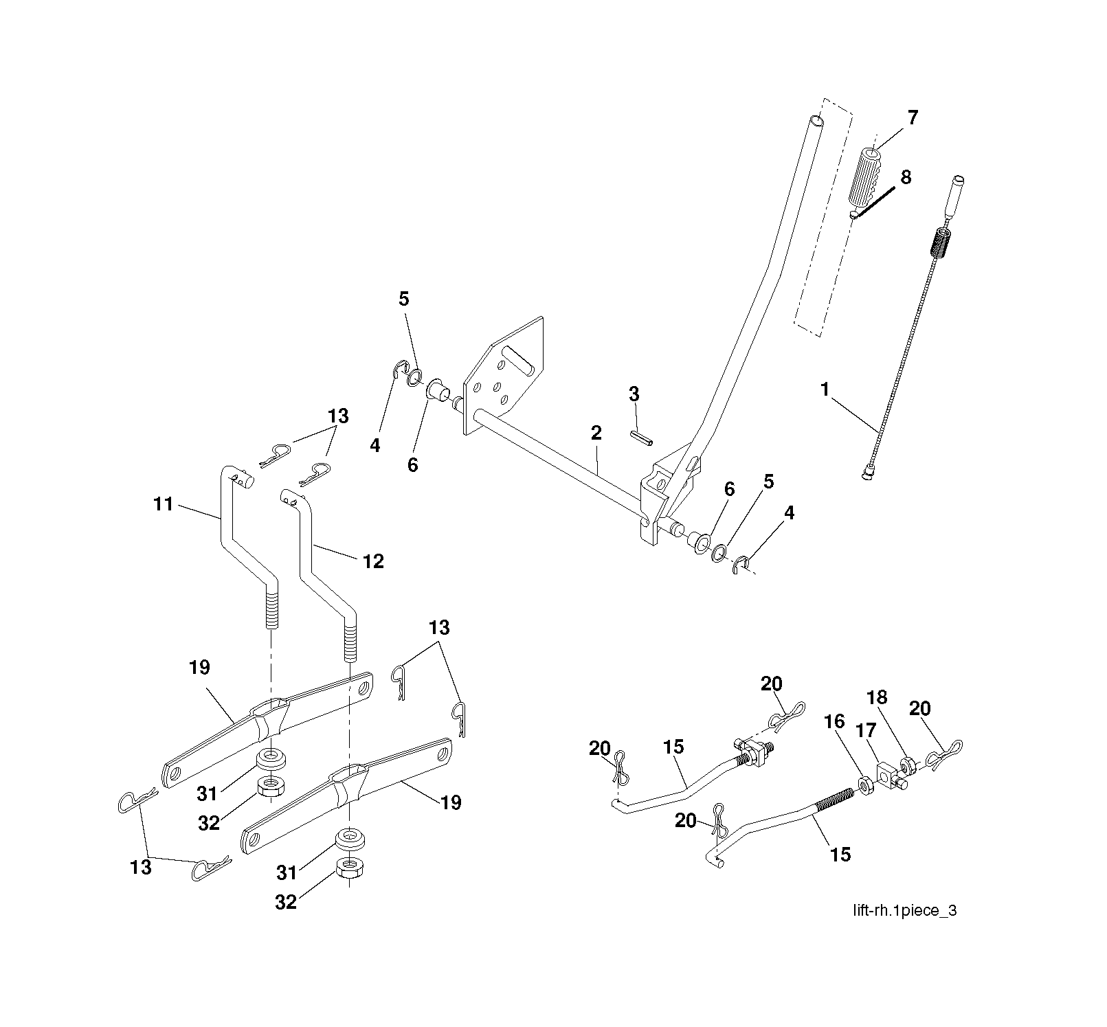 Привод косилки / привод деки