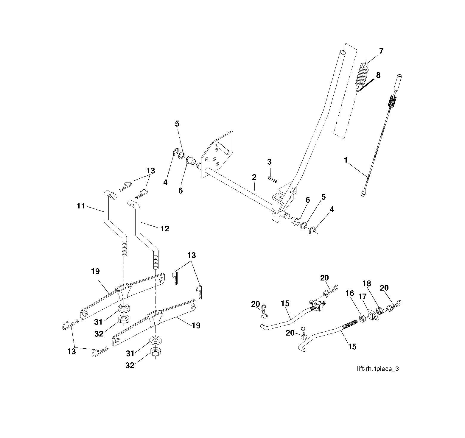 Привод косилки / привод деки