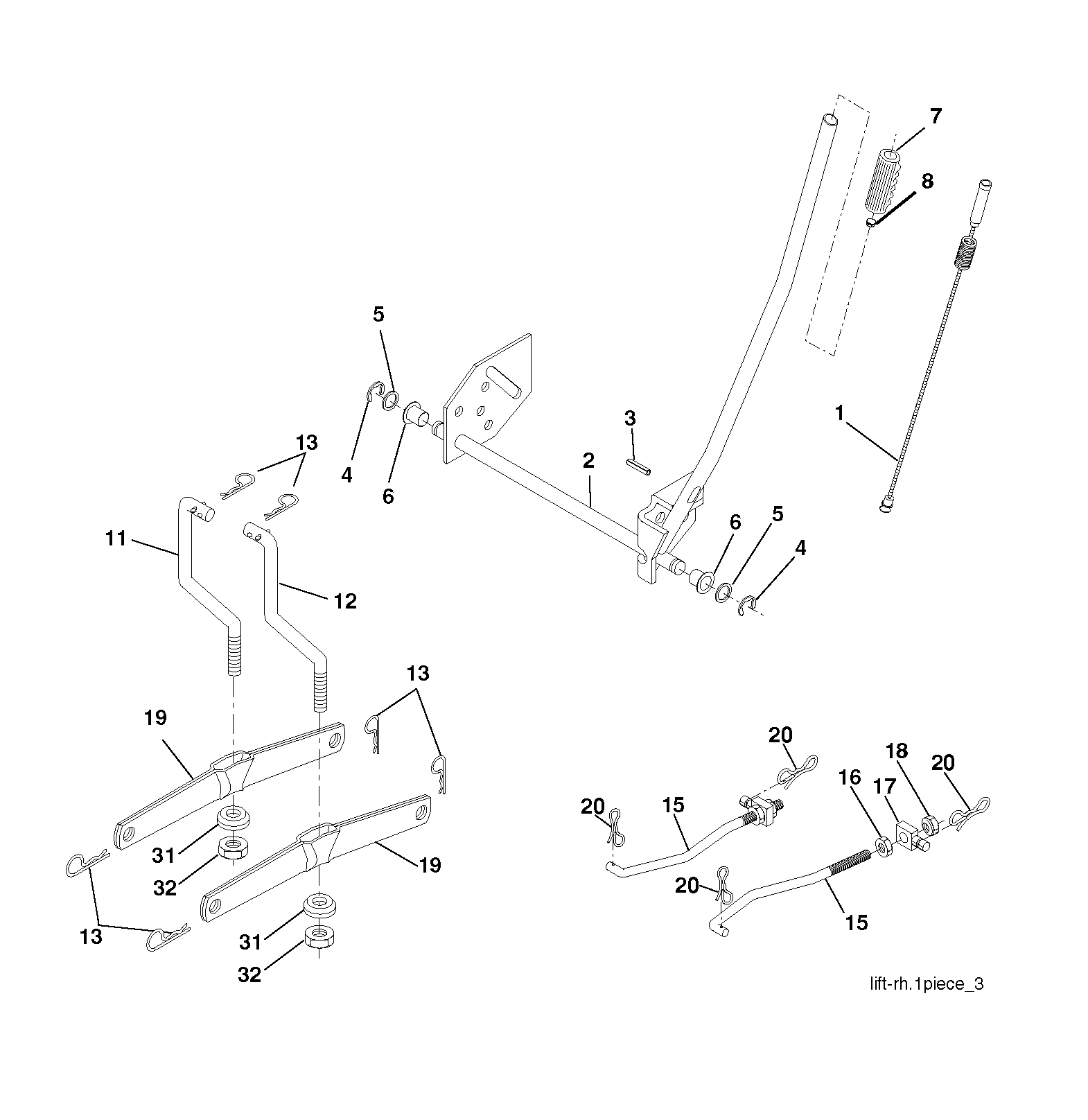 Привод косилки / привод деки