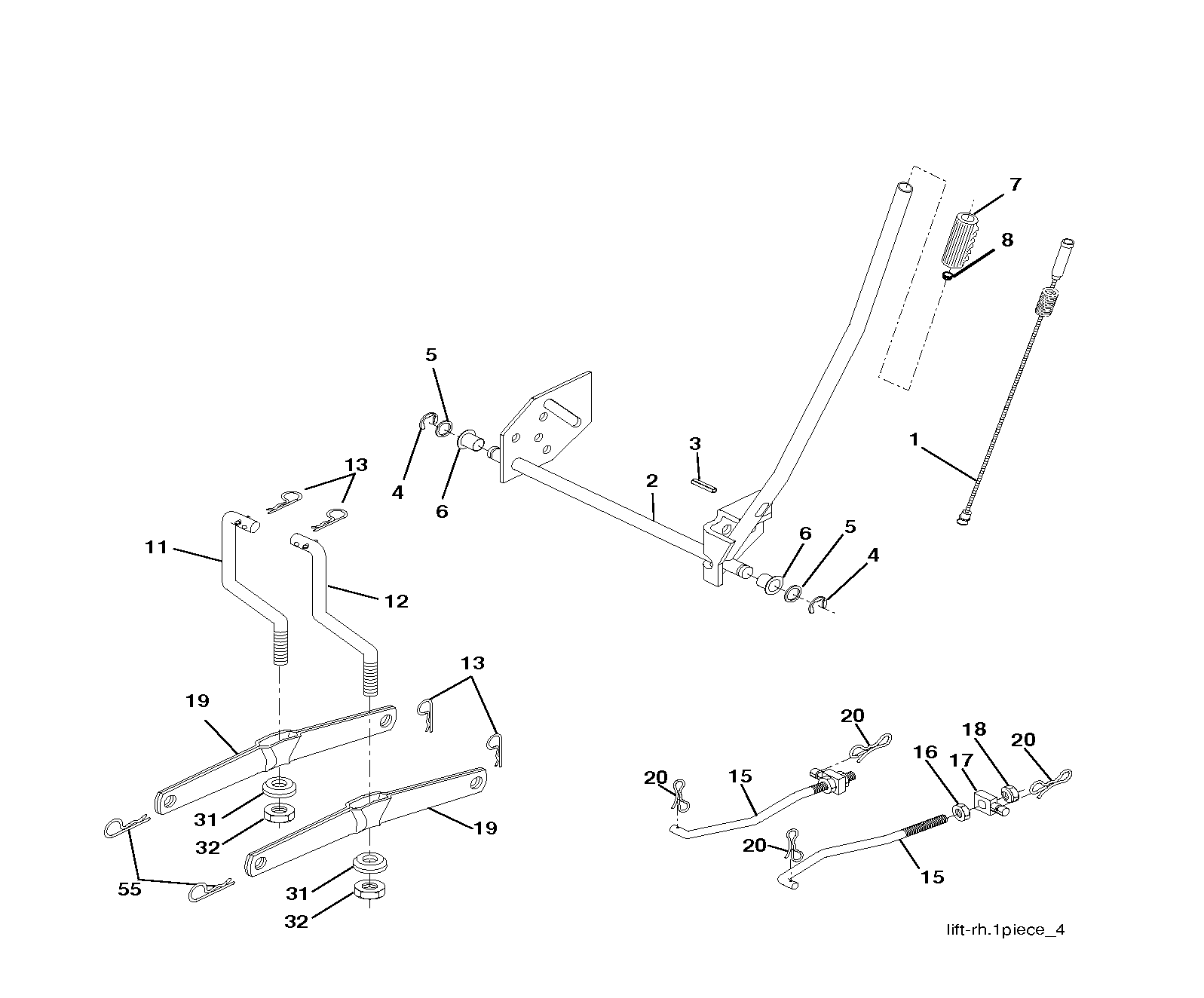 Привод косилки / привод деки