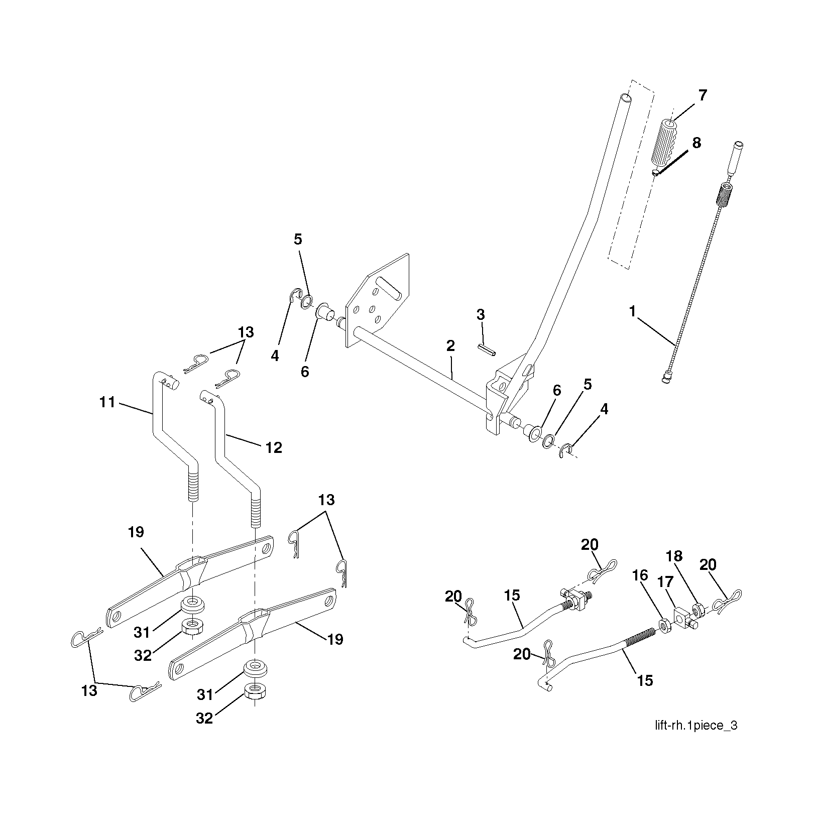 Привод косилки / привод деки