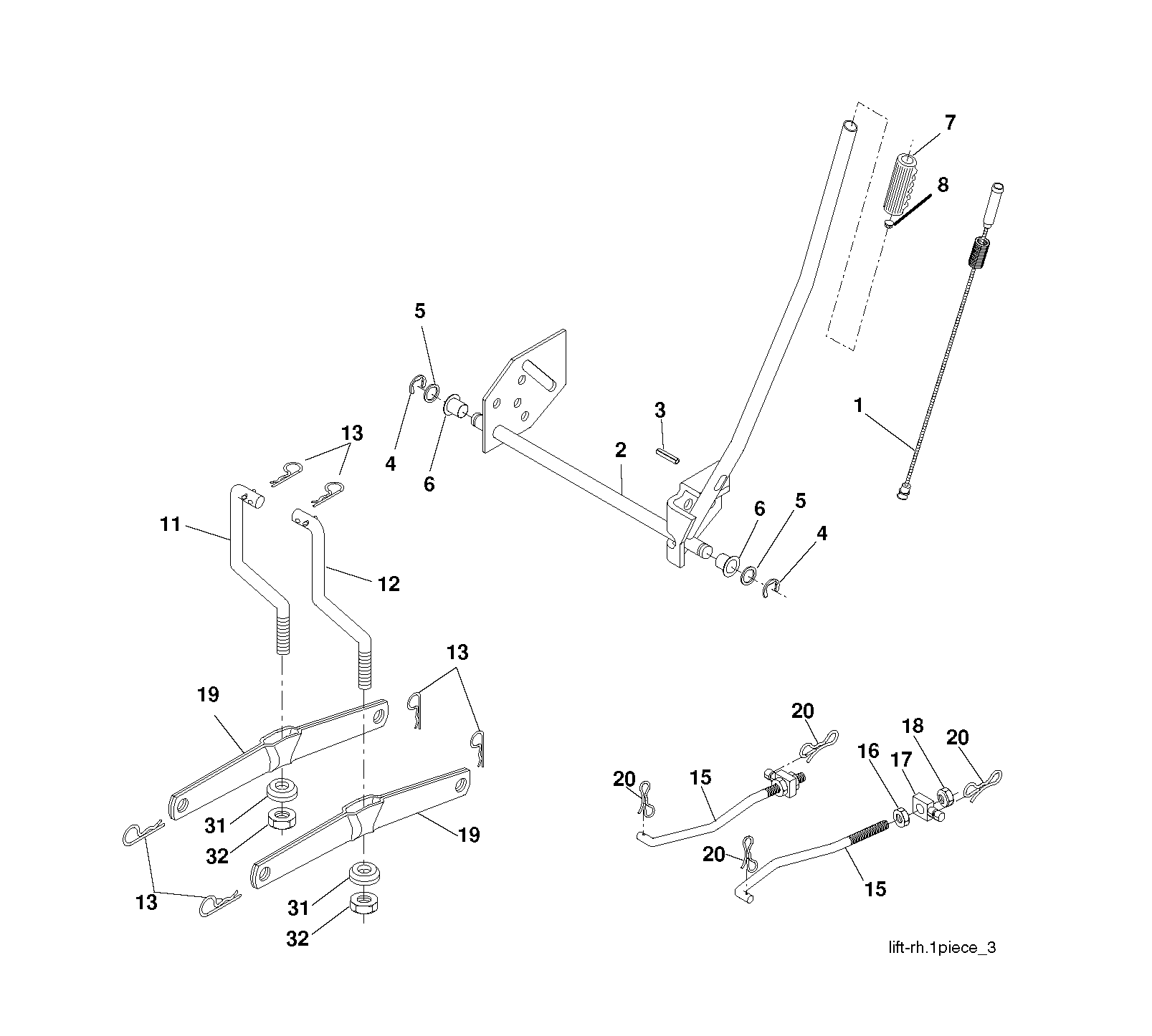 Привод косилки / привод деки