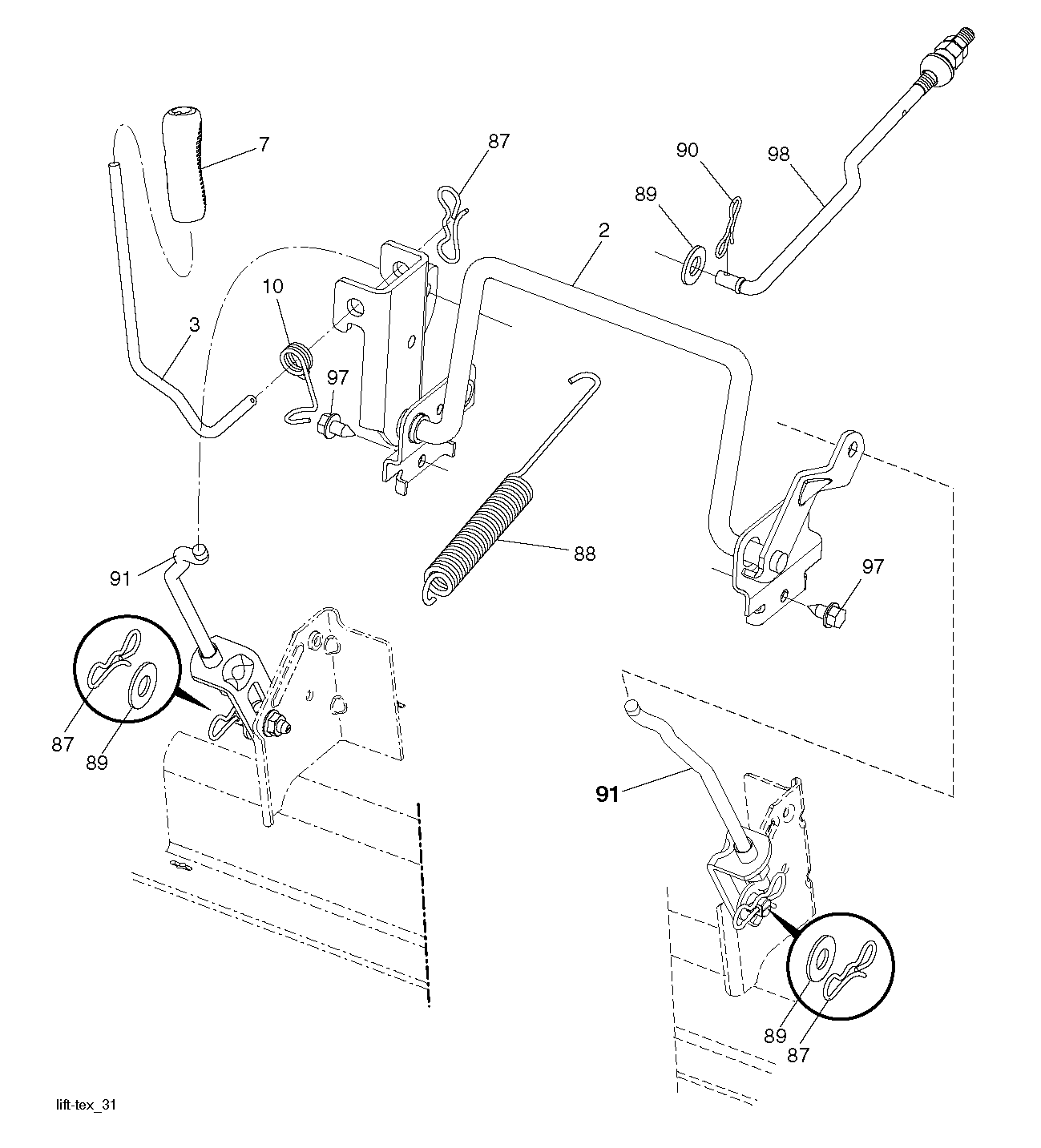 Привод косилки / привод деки