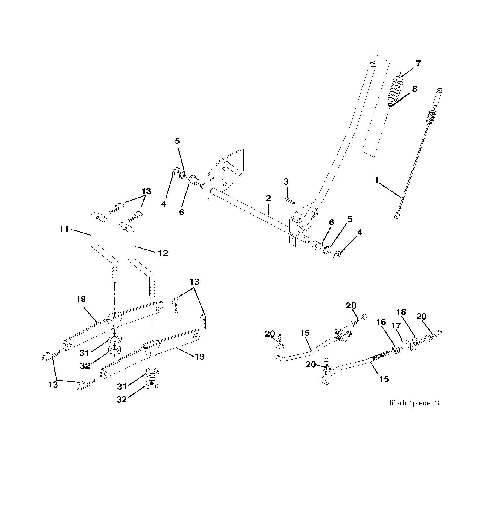 Привод косилки / привод деки