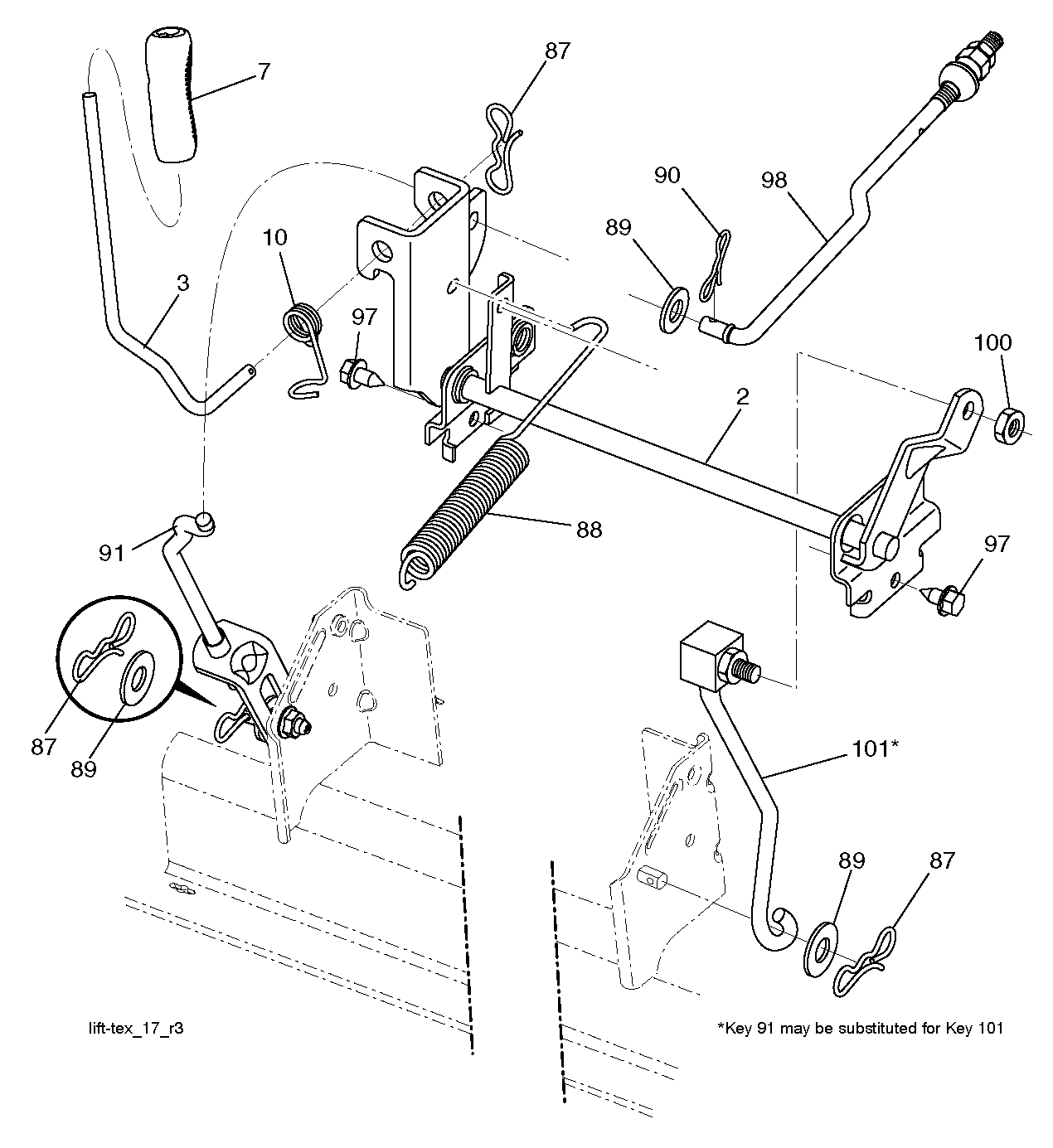 Привод косилки / привод деки