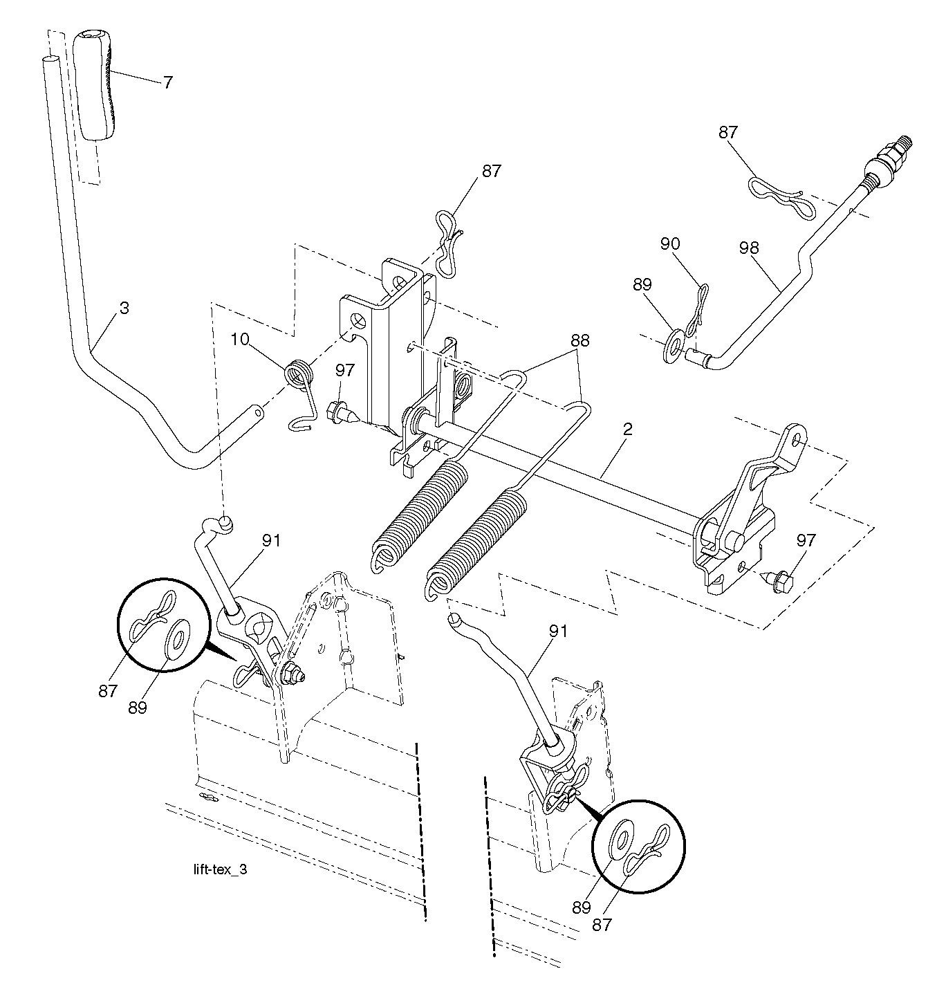 Привод косилки / привод деки