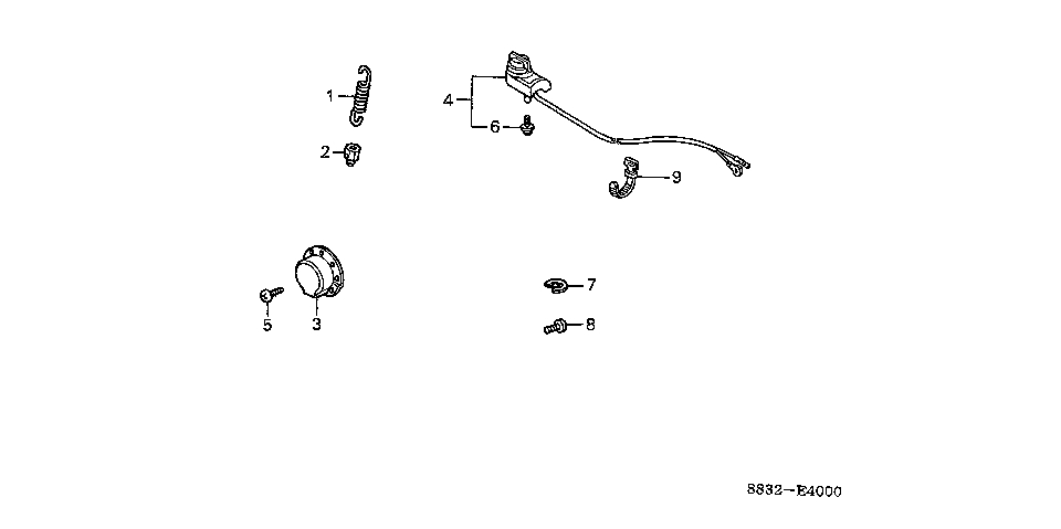 ЗАПЧАСТИ ДЛЯ ДВИГАТЕЛЯ БЕНЗИНОВОГО HONDA G150K1 (ТИП FP1M) (ВЫКЛЮЧАТЕЛЬ)