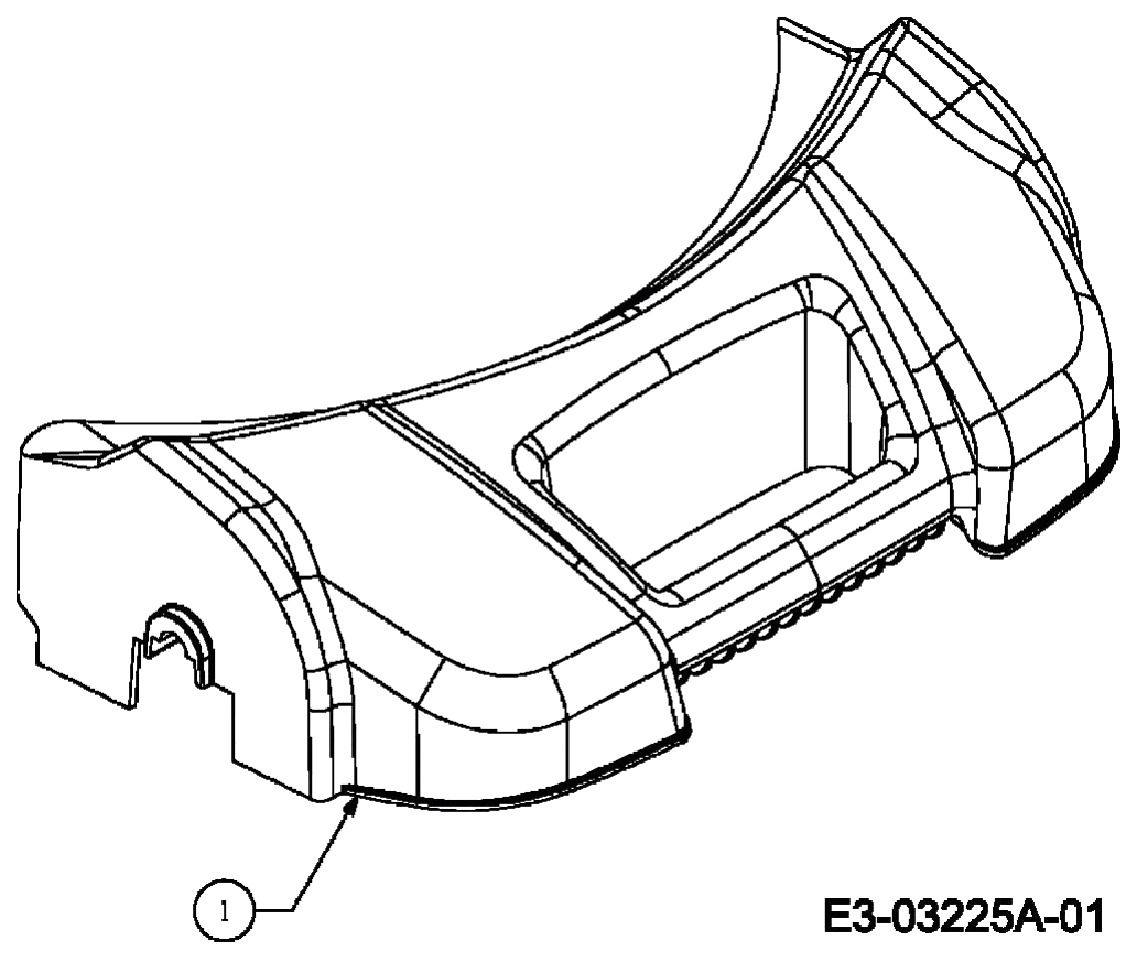 MTD Артикул 11A-167D676 (год выпуска 2007). Передняя крышка