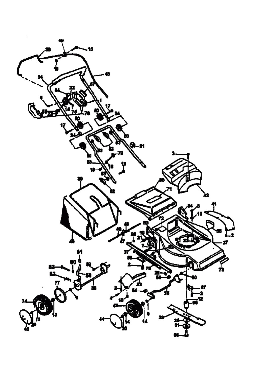 MTD Артикул GX50B678 (год выпуска 1997)