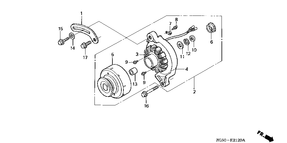 ЗАПЧАСТИ ДЛЯ ДВИГАТЕЛЯ ДИЗЕЛЬНОГО HONDA GD1100 (ТИП SH1) (ГЕНЕРАТОР)