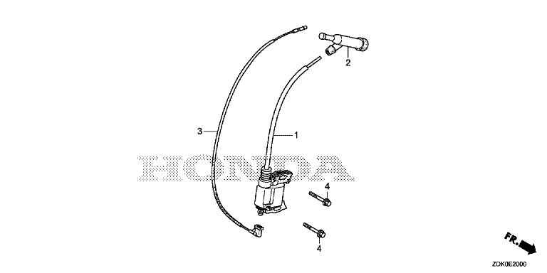 ЗАПЧАСТИ ДЛЯ ДВИГАТЕЛЯ БЕНЗИНОВОГО HONDA GP160H (ТИП PMB1/A) (СИСТЕМА ЗАЖИГАНИЯ)