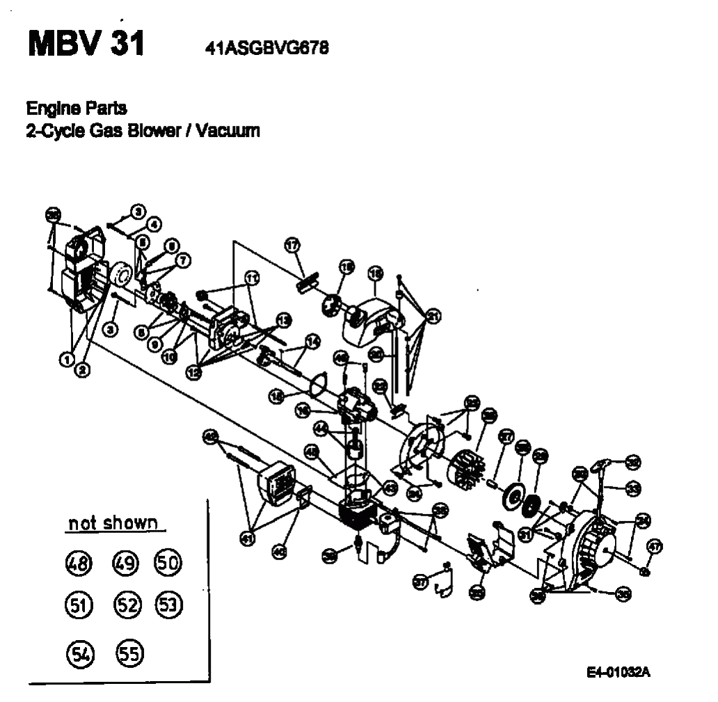 MTD Артикул 41ASGBVG678 (год выпуска 2002). Двигатель