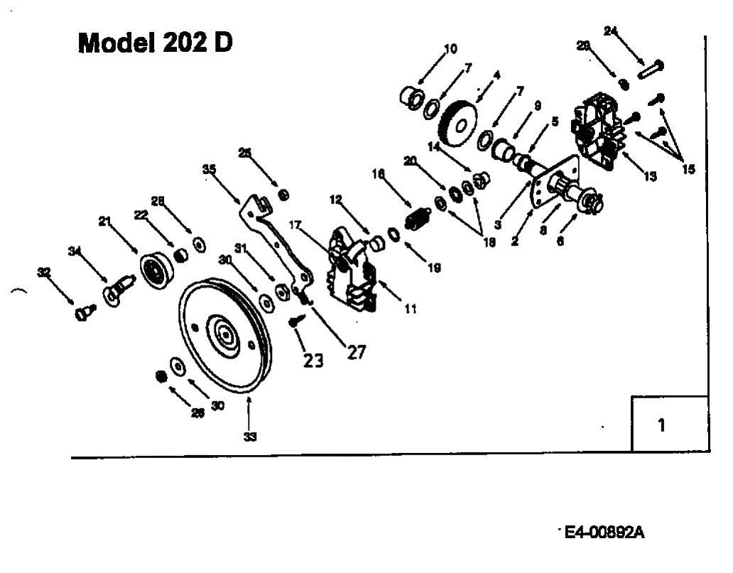 MTD Артикул 24A-202D678 (год выпуска 2000). Коробка передач