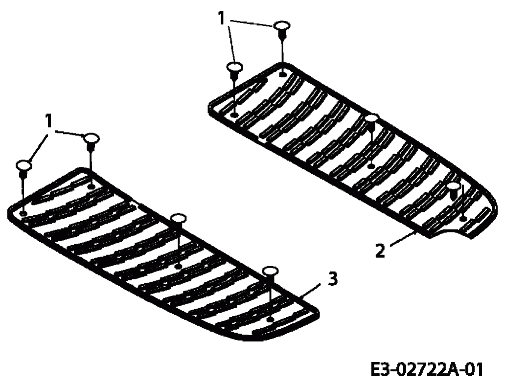 MTD Артикул 13AH761F676 (год выпуска 2006). Площадка для ног rubber