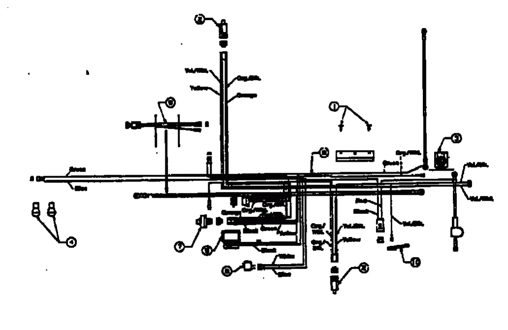 MTD Артикул 13AP678G678 (год выпуска 2000). Монтажная схема Kohler