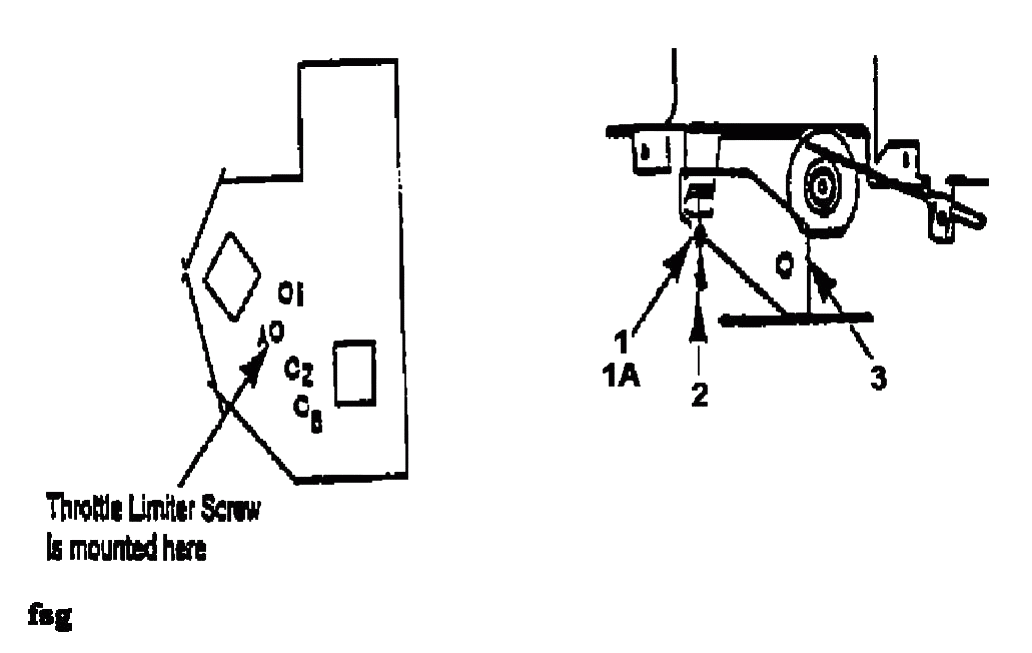 MTD Артикул 13CD768N678 (год выпуска 1999). Ограничитель дросселя