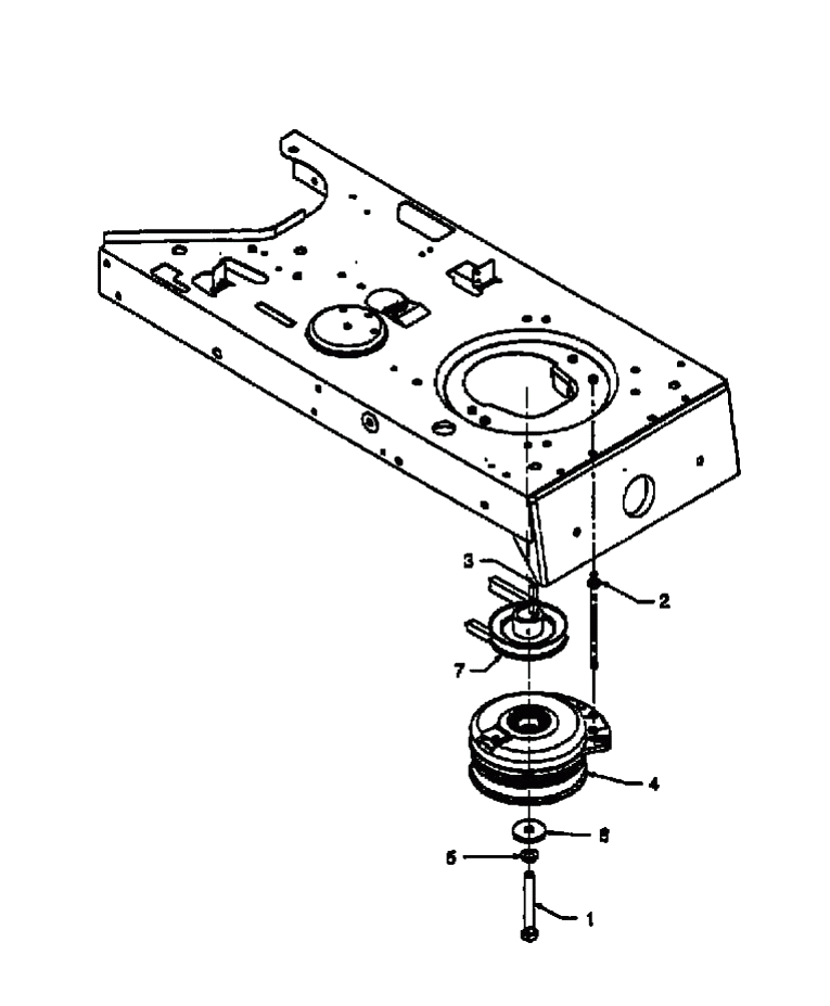 MTD Артикул 13AT795N678 (год выпуска 1997). Electric clutch, шкив двигателя