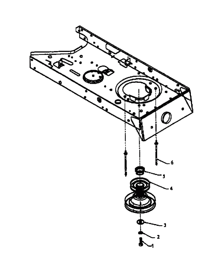 MTD Артикул 13AT795N678 (год выпуска 1997). Шкив двигателя