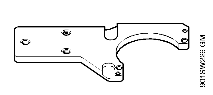 ЗАПЧАСТИ ДЛЯ ТРИММЕРА БЕНЗИНОВОГО STIHL FS 120, FS 120 R, FS 200, FS 200 R, FS 250, FS 250 R (ПЛАНКА ЗАЖИМНАЯ)