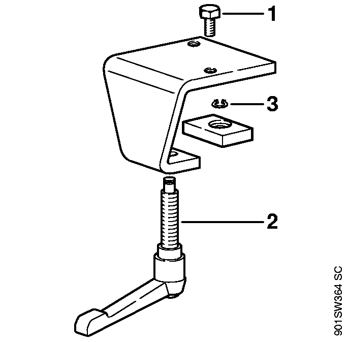 ЗАПЧАСТИ ДЛЯ ТРИММЕРА БЕНЗИНОВОГО STIHL FS 120, FS 120 R, FS 200, FS 200 R, FS 250, FS 250 R (ПЛАНКА ЗАЖИМНАЯ)