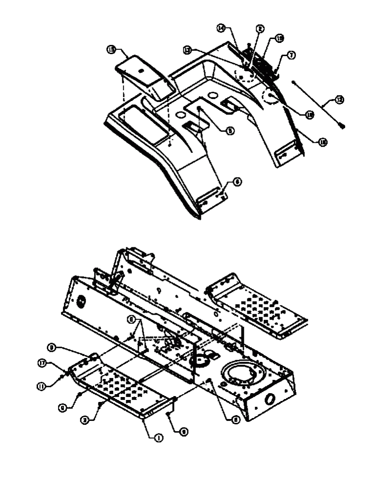 MTD Артикул 13CP798N678 (год выпуска 1999). Крыло, подножка