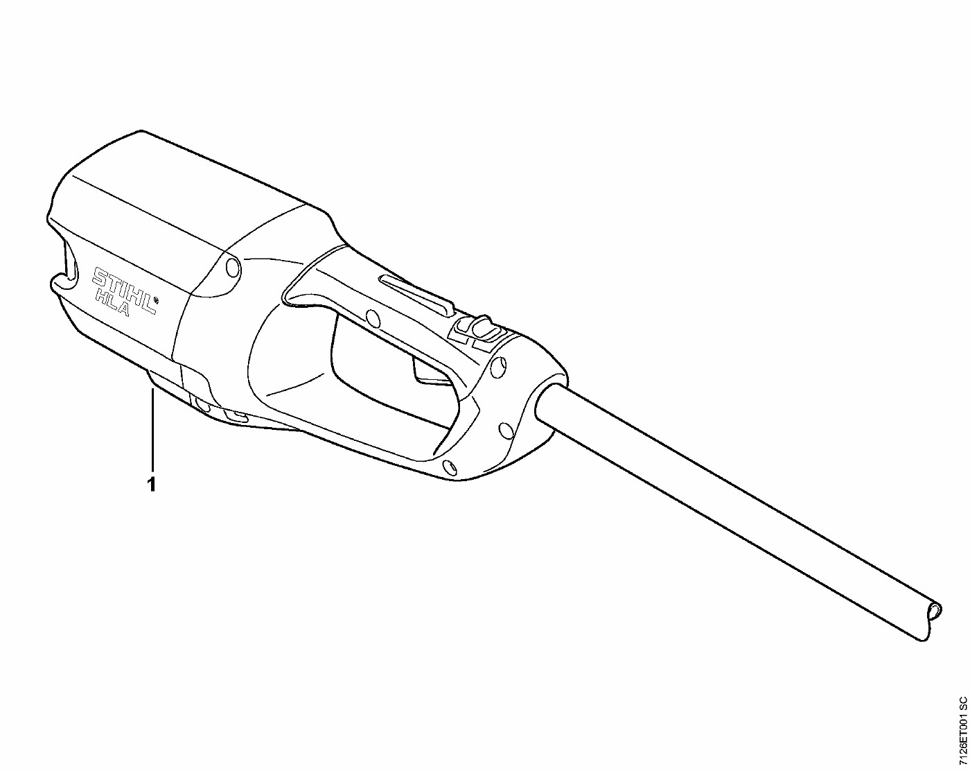 ЗАПЧАСТИ ДЛЯ СЕКАТОРА АККУМУЛЯТОРНОГО STIHL HLA 65, HLA 85 (ЗАВОДСКОЙ НОМЕР АГРЕГАТА)