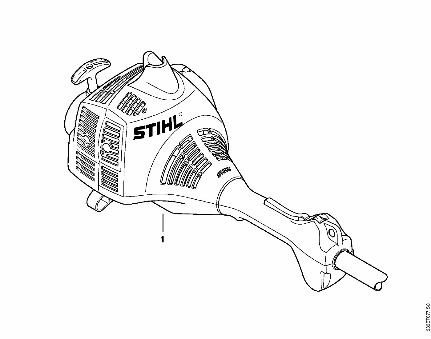 ЗАПЧАСТИ ДЛЯ КОМБИДВИГАТЕЛЯ БЕНЗИНОВОГО STIHL KM 55, KM 55 C, KM 55 R, KM 55 RC (ЗАВОДСКОЙ НОМЕР АГРЕГАТА)