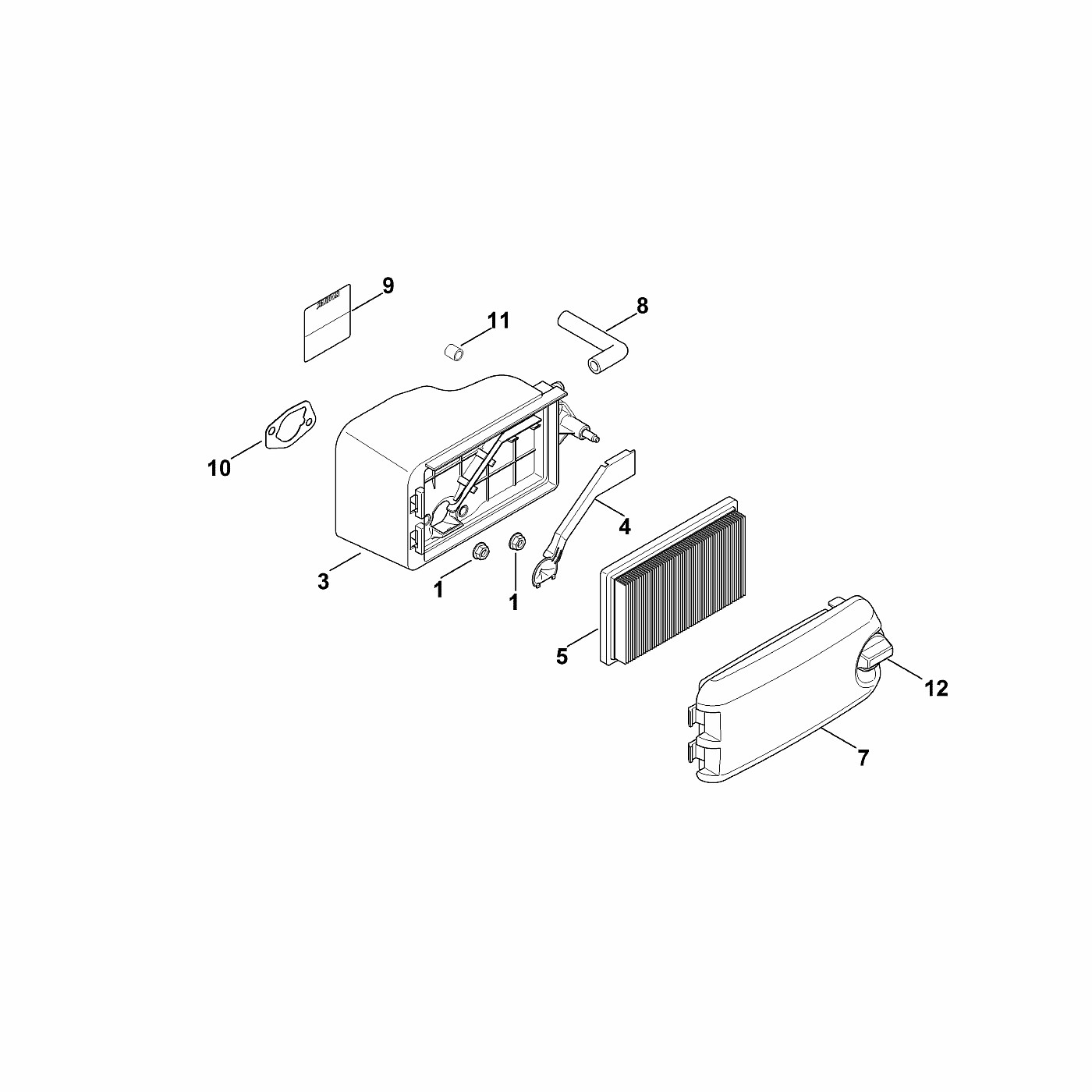 ЗАПЧАСТИ ДЛЯ ДВИГАТЕЛЯ БЕНЗИНОВОГО KOHLER XT-675 (XT675-3098) (ФИЛЬТР ВОЗДУШНЫЙ)