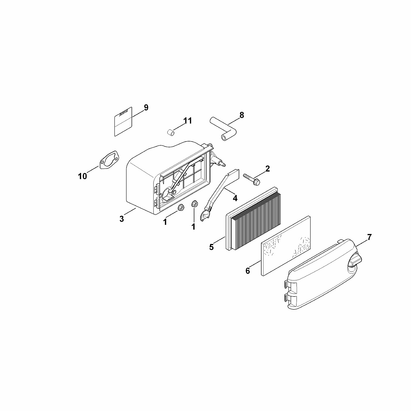 ЗАПЧАСТИ ДЛЯ ДВИГАТЕЛЯ БЕНЗИНОВОГО KOHLER XT-800 (XT800-0032) (ФИЛЬТР ВОЗДУШНЫЙ)