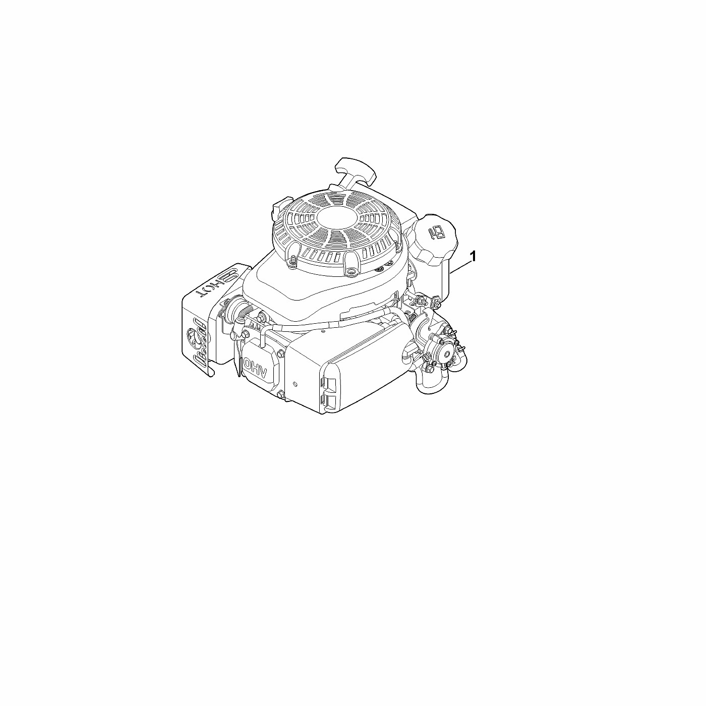 ЗАПЧАСТИ ДЛЯ ДВИГАТЕЛЯ БЕНЗИНОВОГО KOHLER XT-800 (XT800-3091) (ДВИГАТЕЛЬ В СБОРЕ)
