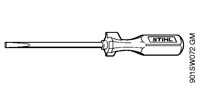 ЗАПЧАСТИ ДЛЯ ВОЗДУХОДУВКИ БЕНЗИНОВОЙ STIHL BG 86, BG 86 C (ОТВЕРТКА)