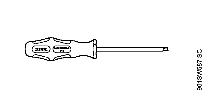 ЗАПЧАСТИ ДЛЯ БАТАРЕИ АККУМУЛЯТОРНОЙ STIHL AR 1000 (ОТВЕРТКА T10)