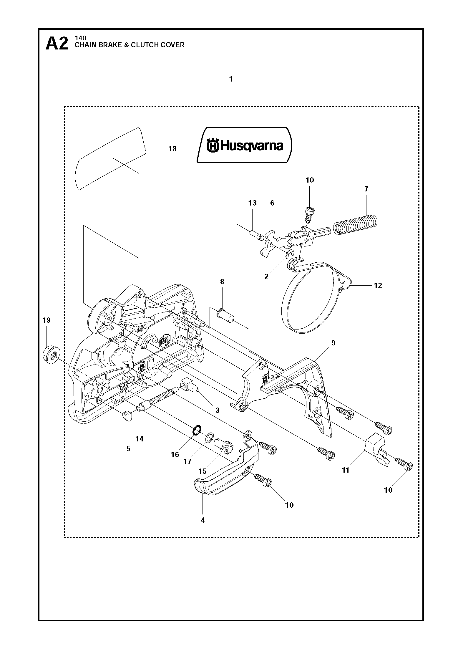 Цепной тормоз и сцепление