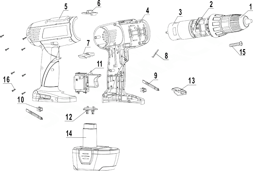 Дрель Интерскол ДA-13/14,4ЭР (С 27.04.2010 ГОДА)