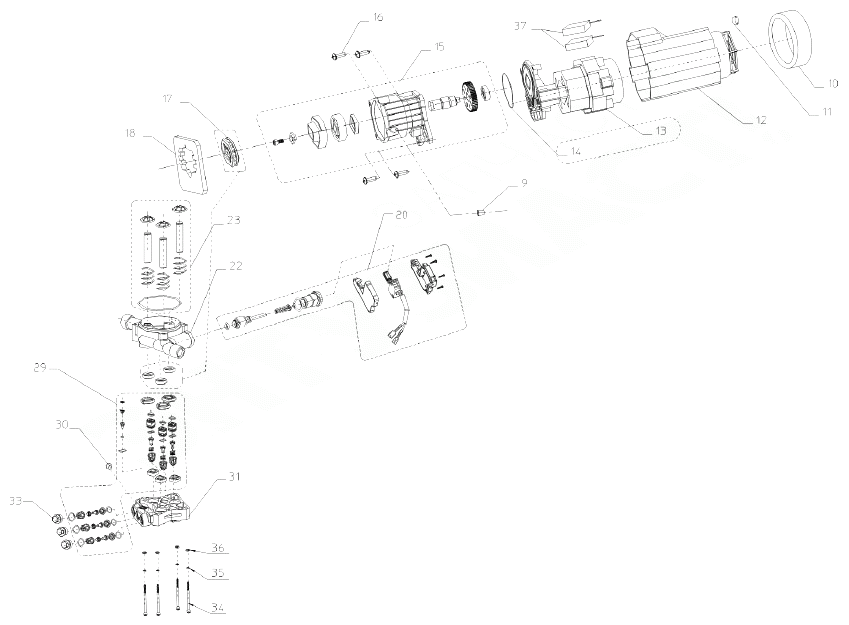 Мойка Интерскол АМ-120/1500 (С 15.02.2011 ГОДА) (ПОМПА)