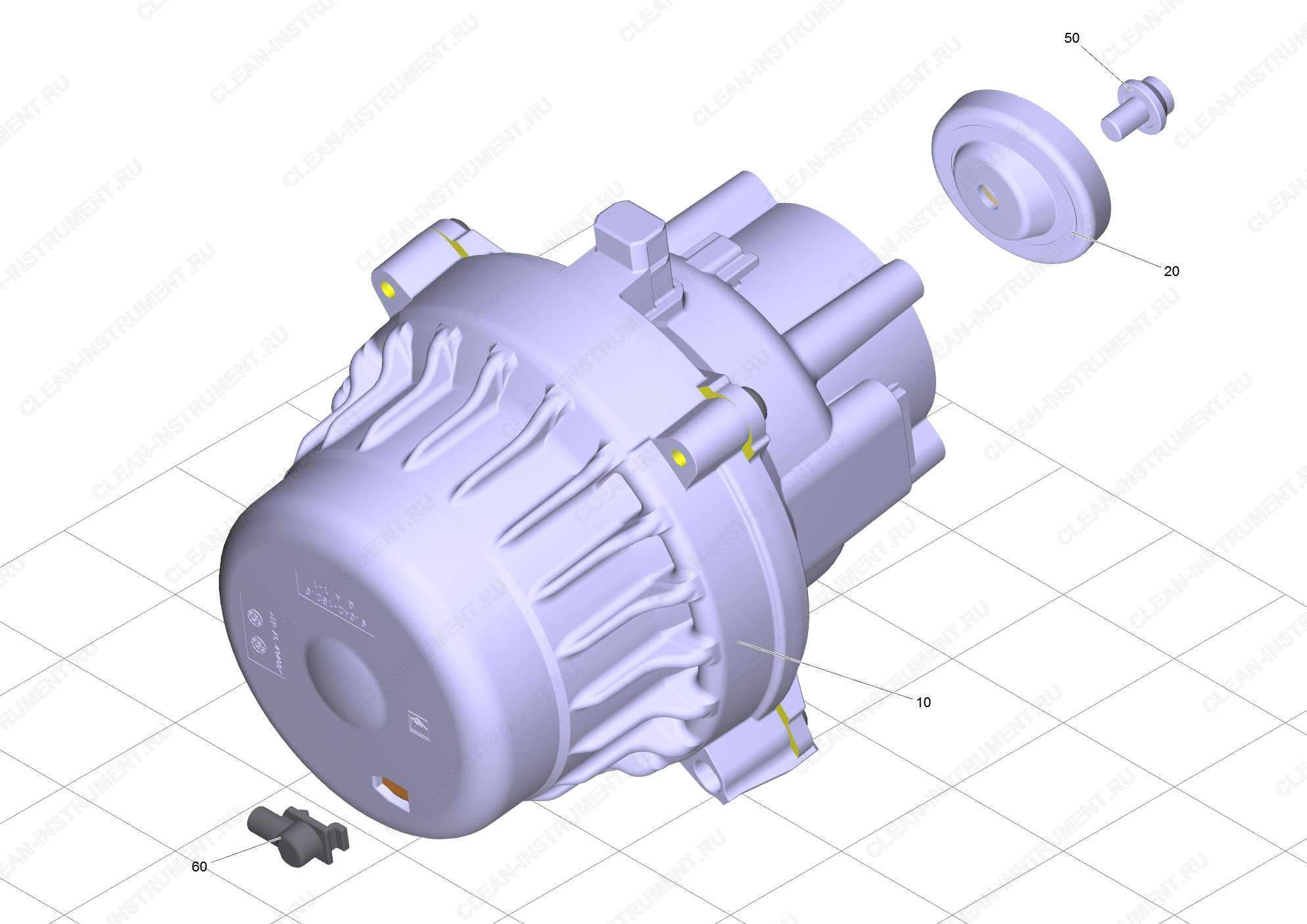 Motor complete H85 EU WCM 3 (ric) (9.002-467.0)